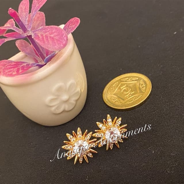 Sun Studs-Golden