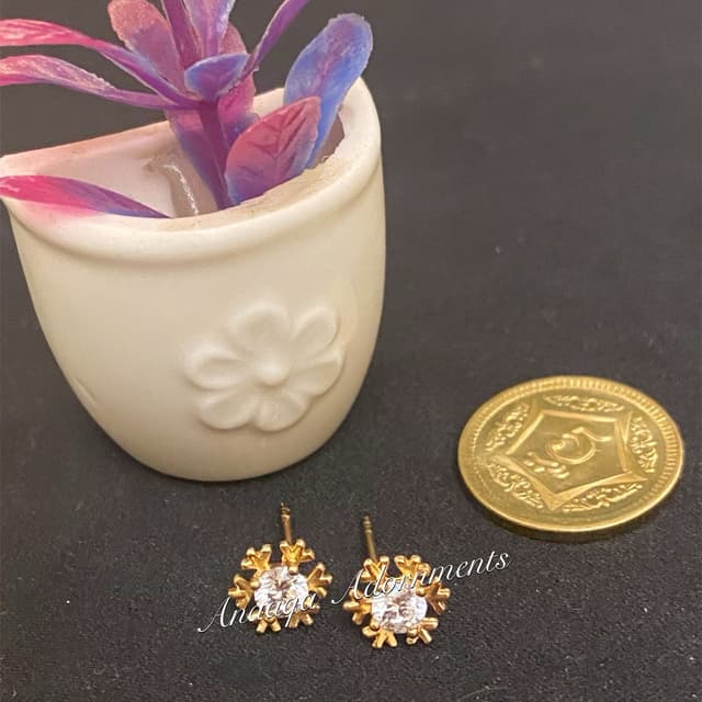 Covid-19 Studs-Golden