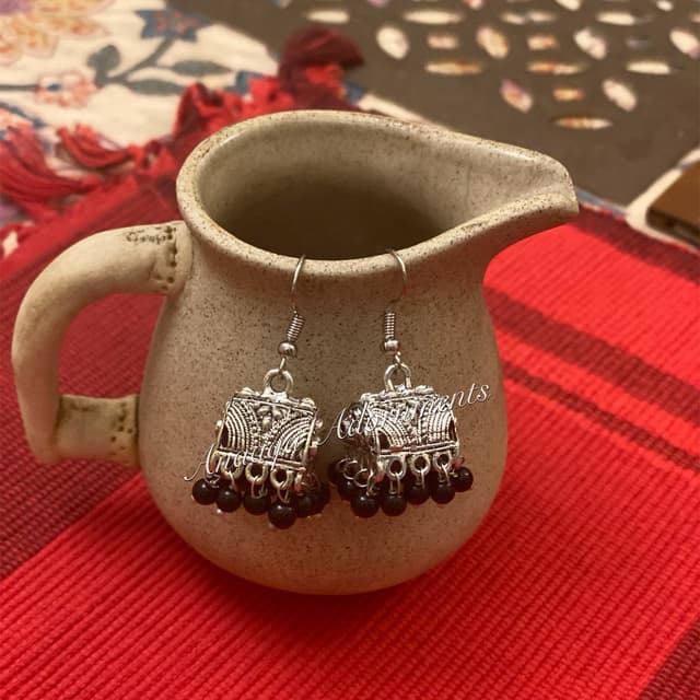 Antique Jhumki Black-2