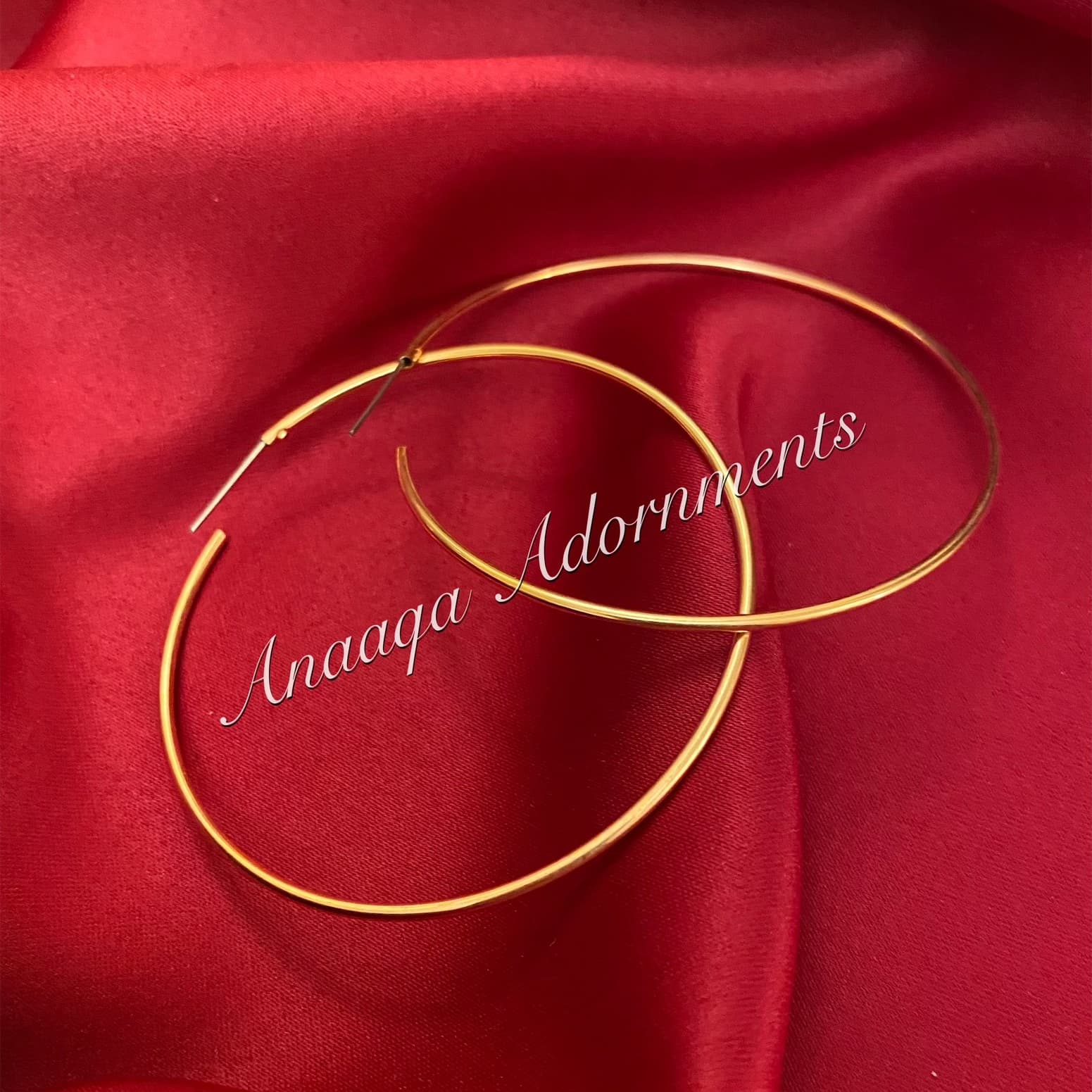 Plain Hoops-Rose Gold